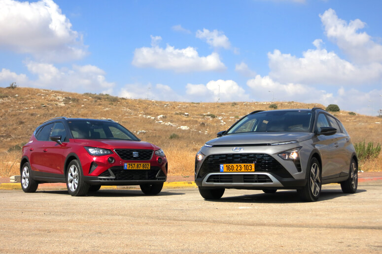 יונדאי באיון מול סיאט ארונה יונדאי באיון מול סיאט ארונה